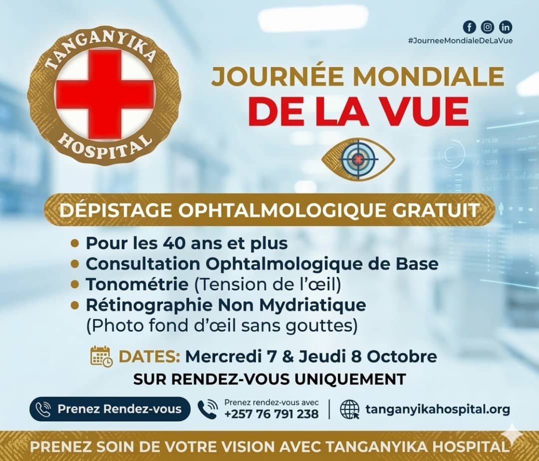 Journée Internationale de la vue - Campagne de dépistage ophtalmologique gratuite
